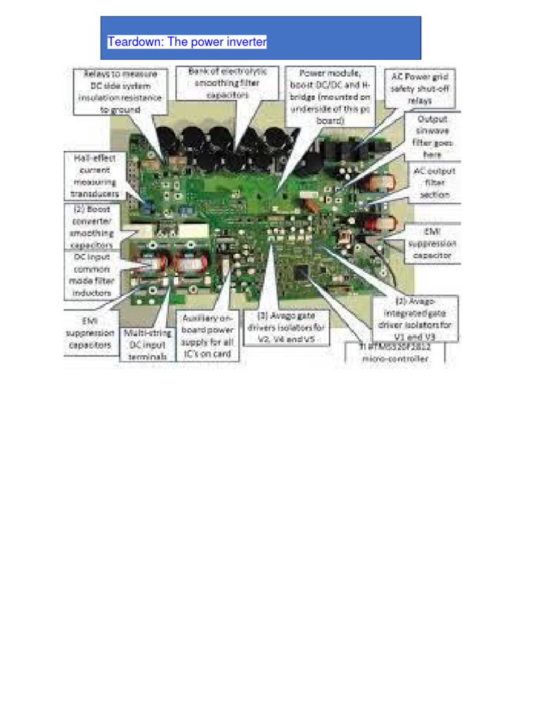 Power Inverter Teardown Analysis | PDF | Science & Mathematics
