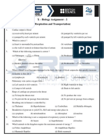 10th Biology Assignment