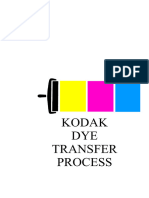 Kodak DYE Transfer Process