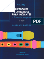 Método de Flauta Doce Para Iniciantes - Laurance Pottier 2 Edição