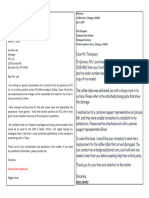 Complaint and Request Letters Samples