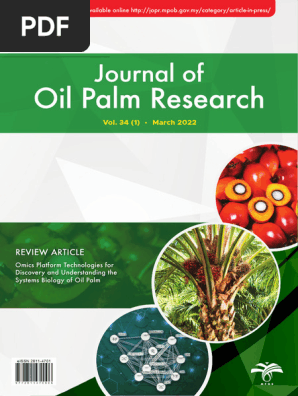 JOPR Vol 34 1 March 2022 | PDF | Metabolomics | Single Nucleotide