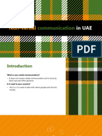 Non-verbal communication in UAE