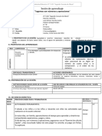 12 Sesión Matemática Números y Numeración