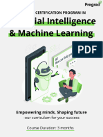 Artificial Intelligence & Machine Learning Curriculum Pregrad