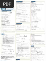 Edexcel A Level Maths Formula Sheet | PDF | Classical Geometry ...