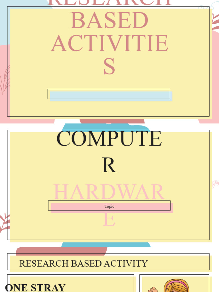 Research Based Activities PDF