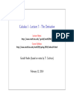 Lec.9 Differentiation