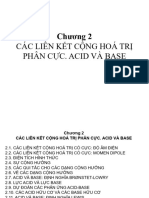 Chuong 2-Cac Liên Ket Cong Hoa Tri Phan Cuc. Acid Va Base