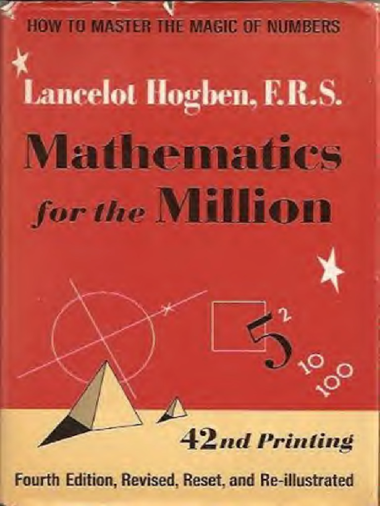 10 [10 & “Harmony” COMPLETE BOX] Hogben Mathematics For The Million 4ed 1968 Text | PDF