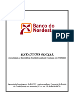Estatuto Social Do Banco Do Nordeste