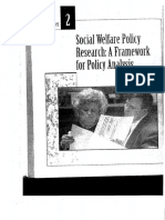 Social Welfare Policy Research - A Framework For Policy Analysis