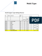 Multi Engine Lesson Plans