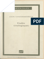 Etudes Sinologiques