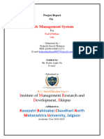 Cafe Management Report (Final)