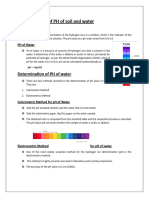 Determination of PH of Soil and Water 0