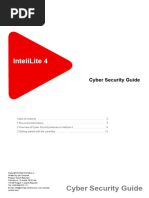 Intelilite 4 Cyber Security Guide 22-01