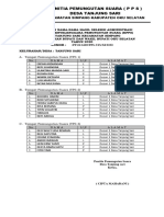 Pengumuman Seleksi Adm KPPS - Tingkat PPS