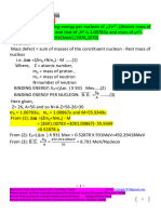 Nuclear Physics Numericals With Solutions