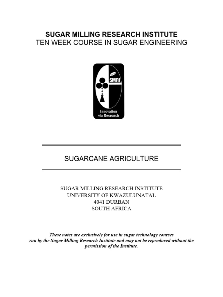 Agriculture Pdf Sugarcane Flowers