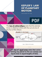 Keplers Law of Planetary Motion PHYSICS