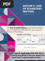 Keplers Law of Planetary Motion PHYSICS