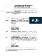 Distribution Agreement v5 100212 Template 12Oct12 (EN & VN)