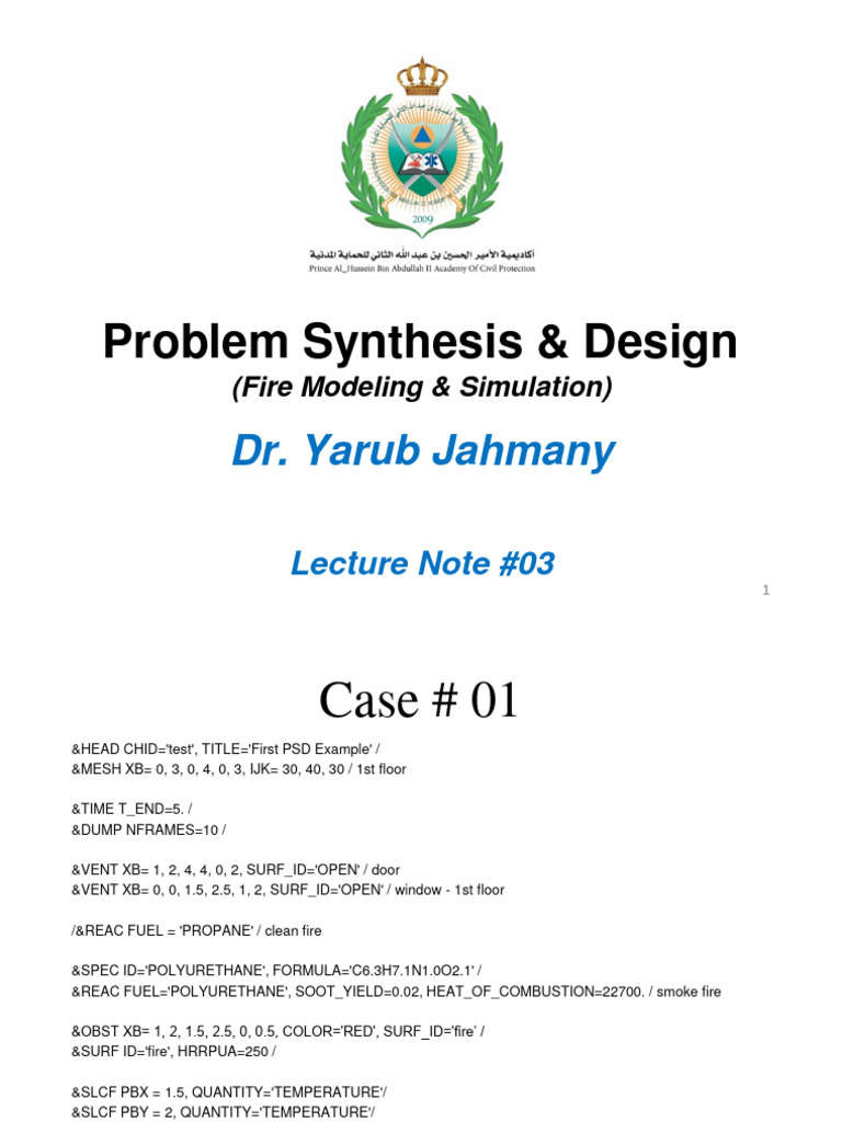 Fire Modeling & Simulation Cases | PDF | Building Engineering