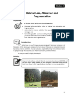 Lesson 6 Habitat Loss, Alteration, and Fragmentation