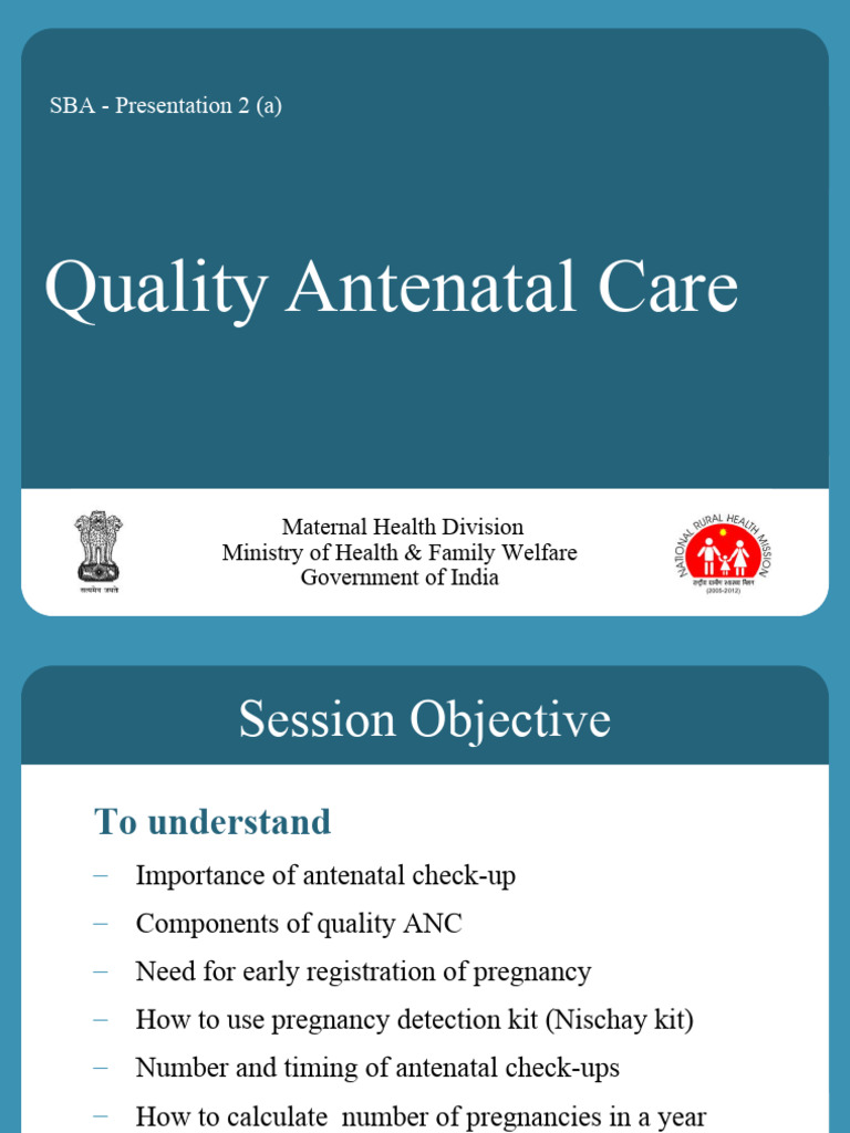 Essential Components of Quality ANC | PDF | Pregnancy | Prenatal ...