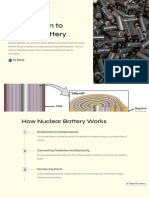 Introduction To Nuclear Battery