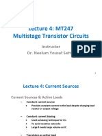 Multistage Transistor Circuits