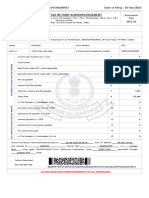 Indian Income Tax Return Acknowledgement: Acknowledgement Number:305534510260923 Date of Filing: 26-Sep-2023