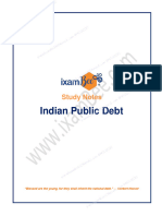 Nature of Indian Economy - Indian Public Debt