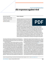 Innate Metabolic Responses Against Viral Infection 2022 NATURE