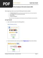 EIS Quick Start Guide