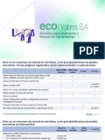 Manual de Plataformas y Herramientas Eco Valores