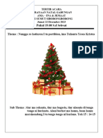 Tertib Acara Natal GKI