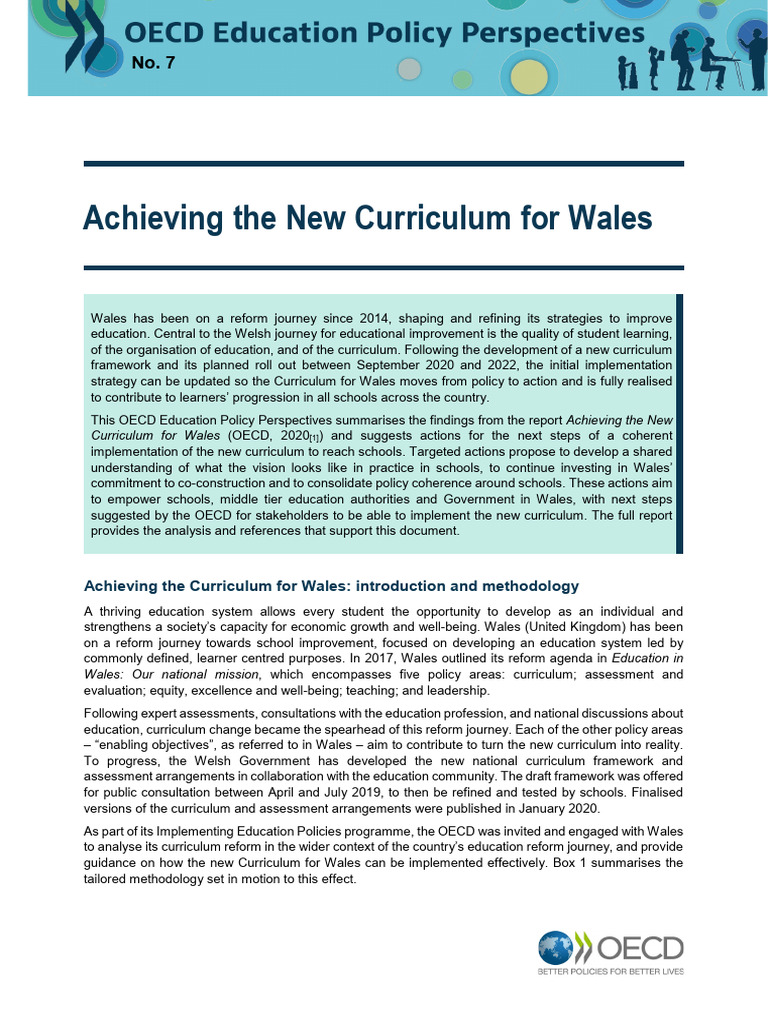 New Curriculum For Wales | PDF | Curriculum | Educational Assessment