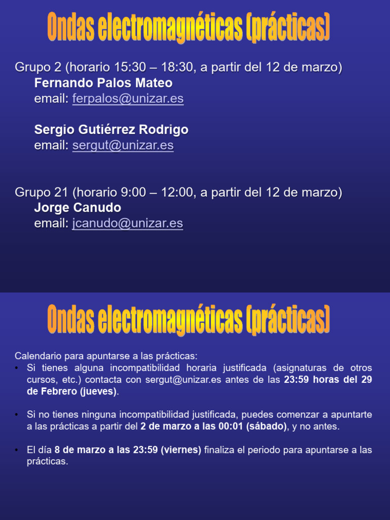 Oem presentaci n pr cticas 23 24 pdf antena radio polarizaci n