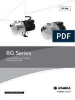 BG Series: Close-Coupled Self-Priming Centrifugal Pumps