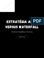 Estratégia Agile Versus Waterfall