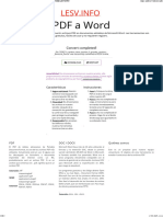 LESV - INFO Conversión Gratuita de PDF A Word en Línea - PDF-TO-WORD - LESV.INFO