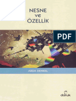 Arda Denkel - Nesne Ve Özellik-Doruk Yayımcılık (2007)