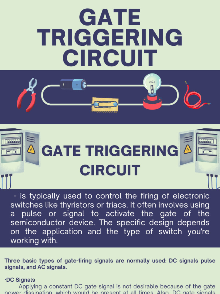 Thyristor Gate Triggering Techniques | PDF | Electrical Engineering ...