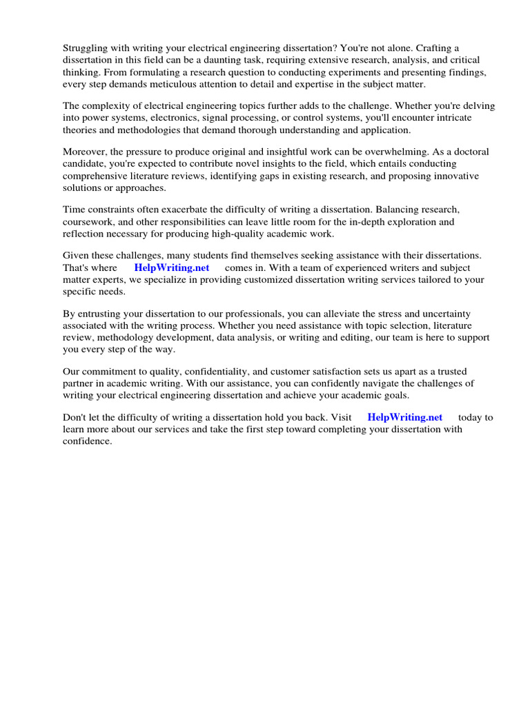 Electrical engineering dissertation sample pdf thesis electrical
