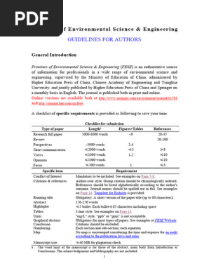 11783_FESE Guidelines for Authors(202306)