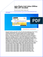 Liebherr Spare Parts List Lidos Offline LBH LFR LHB LWT 03 2022
