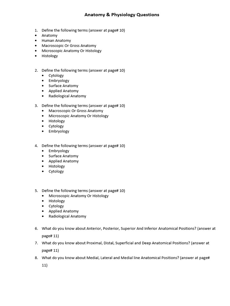 ANATOMY AND PHYSIOLOGY QUESTIONS PDF FREE DOWNLOAD intelligence overview