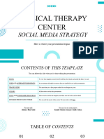 Physical Therapy Center Social Media Strategy by Slidesgo